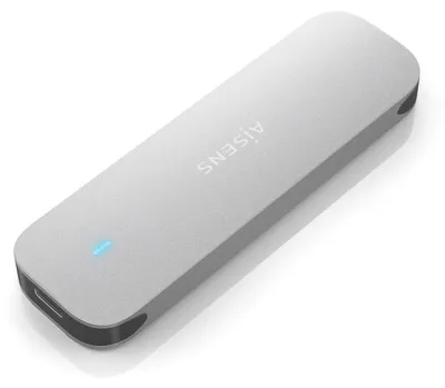 Obrázek produktu pro AISENS ASM2-025SL, SSD rámeček, M.2, M.2, 10 Gbit/s, USB konektivita, Stříbrná