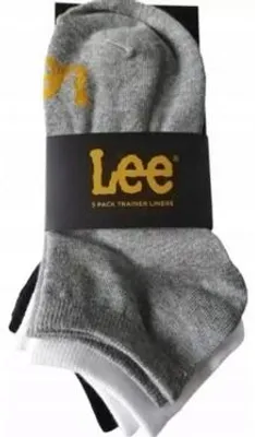 Produktbild von Lee Cooper Damen Füßlinge 3er-Pack weiß schwarz grau