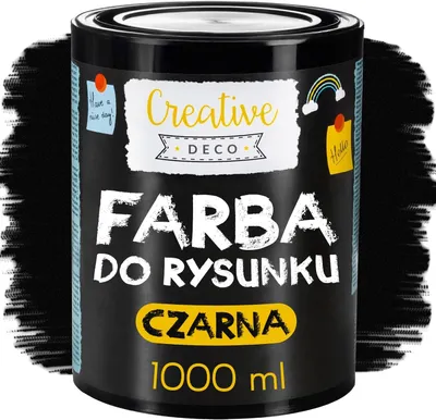 Productafbeelding van Creative Deco Creative Zwarte-Krijt-Bord Magneetverf, 1000ml