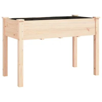 Zdjęcie produktu dla Kwietnik z wyściółką, 118x59x76 cm, drewno jodłowe