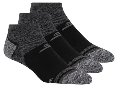 Produktbild von Skechers Damen Performance Low Cut Socken 3er-Pack Schwarz/Grau S600178H-BKGY  Größe: M
