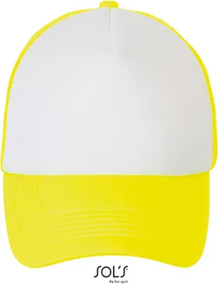 Image de SOLs 01668 | Bubble Cap - Couleur : White/Neon Yellow - Taille : One Size