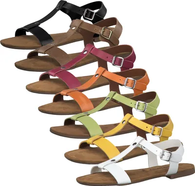 Produktbild von Tamaris 1-28149-24 Damen Sandalen Riemchensandalen T-Steg, Größe:40 EU, Farbe:Gelb