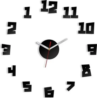 Produktbild von ModernClock, Moderne Uhr, Große Wanduhr, wanduhr groß, wanduhr groß 50cm