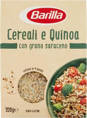 Produktbild von Barilla Cereali e Quinoa con grano saraceno Reis, Buchweizen italienisch 320g