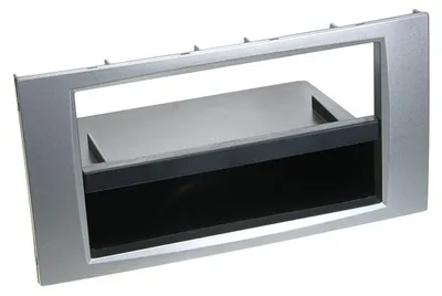 Produktbild von Radioblende Ford Fiesta | Focus 2 | usw., mit Fach silber