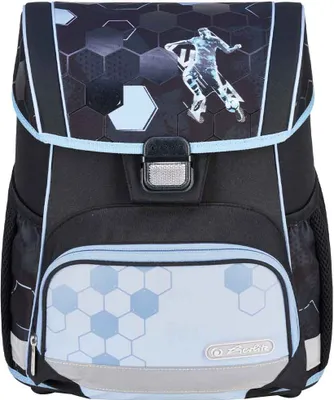 Produktbild von Herlitz Schulranzen Set Loop Plus Cyber Soccer 10-teilig gefüllt