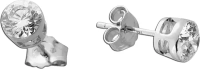 Produktbild von Solitär Ohrstecker 1ct Weißgold 585 14K Lab Grown Diamanten