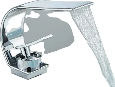 Obrázek produktu pro Umyvadlová baterie, moderní design, jednopáková funkce, chrom B