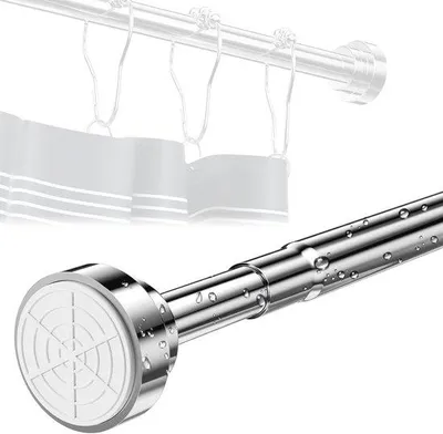 Produktbild von Douchegordijnstang für Badezimmertüren und -wände (85-140 cm)