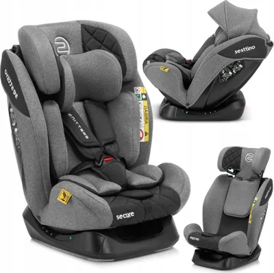 Zdjęcie produktu dla Fotelik samochodowy SECURE PRO SESTTINO 0-36 kg I-SIZE 40-150 cm z daszkiem