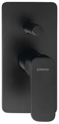 Obrázek produktu pro Podomítková sprchová baterie SPY, dvoucestná, černá matná