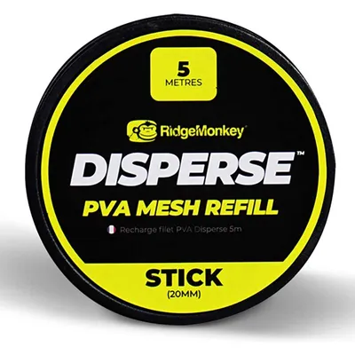 Produktbild von RidgeMonkey Disperse PVA Mesh Refill - 5m wasserlösliches Netz, Größe:20mm Stick