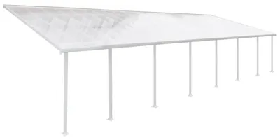 Produktbild von Palram - Canopia Aluminium Terrassenüberdachung Feria Weiß 387x1212x305 cm