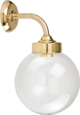 Immagine prodotto di Lampada da parete per esterni IP43 E27 in vero ottone classica lampada da giardino da terrazzo per esterni