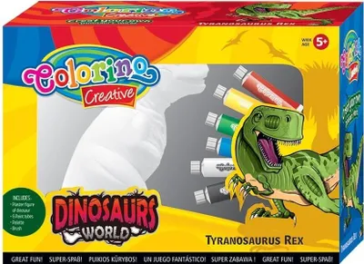 Produktbild von DINO Tyrannosaurus Colorino Kinder Kreativ-Set