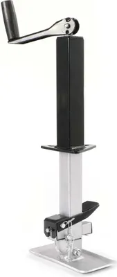 Image de Wiltec Béquille de remorque – Capacité de charge max. de 900 kg – en Acier Q235 – Support de caravane avec Manivelle supérieur et Cadre support en A – Chandelle de support