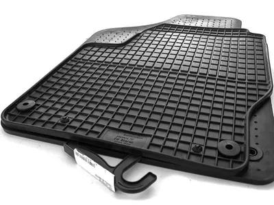 Immagine prodotto di Tappetini in gomma adatti per VW Sharan 7M 1995-2010 Tappetini in gomma per tutte le stagioni 2 pezzi neri