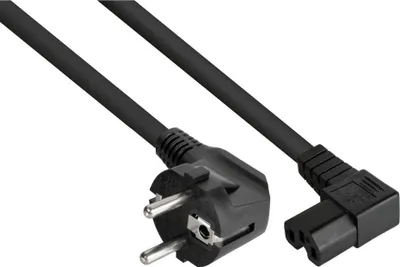 Obrázok produktu pre Kabelmeister SK0151-S030, 3 m, Zástrčka typu E + F, IEC C15, H05VV-F3G, 250 V, 10 A