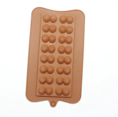 Silikon-Chocoladeform, 17x10x0,8 cm, BPA-frei, für Schokolade & Co.