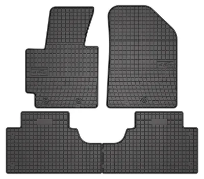 Zdjęcie produktu dla Dywaniki gumowe do Kia Soul II 2013-2019 (crossover) – 4 szt., czarne, dopasowane