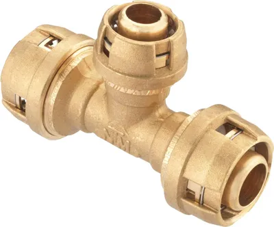 Produktbild von Cornat Steck-T-Stück komplett ø 26 mm ø 20 mm Messing