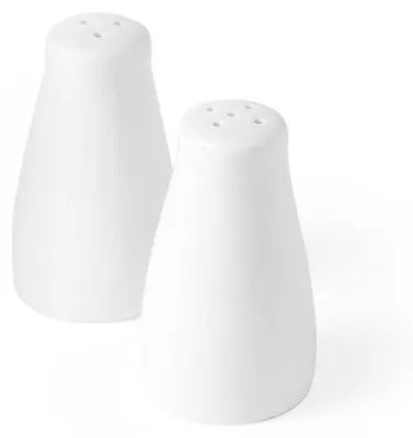Produktbild von 72x Salz- und Pfefferstreuer Set, Pfeffer & Salz, Porzellan, weiß, 8 cm