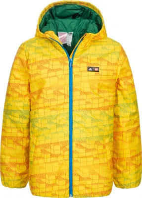 Obrázok produktu pre Adidas Detská zimná bunda Teplá zimná prešívaná bunda Lego HB6605 Yellow Gr.122 cm