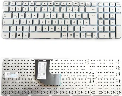 Produktbild von Tastatur für HP Pavilion G6-2000 G6-2100 G6-21xxx Serie DE Keyboard ohne Rahmen weiss