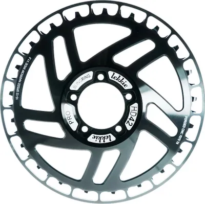 Produktbild von windmeile | Lekkie Bling Ring PRO Kettenblatt Schwarz, 42T, für Bafang BBS03 BBSHD, Kettenring, Chain Ring, Fahrrad, E-Bike, Pedelec