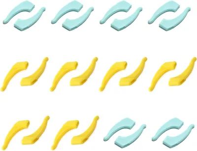 Produktbild von Rutschfeste Brillenbügelhaken aus komfortablem, elastischem Silikon – Halterung für Brillenbügel, Sonnenbrillen, Sportbrillen (12 Paar)
