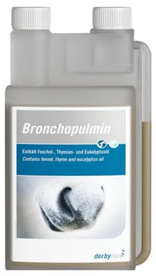 Produktbild von Derbymed Bronchopulmin 1 Liter | für Pferde | Abwehrfunktion der Atemwege