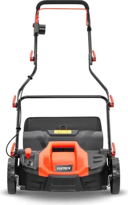 FUXTEC Elektro-Vertikutierer, Rasenlüfter 1500 W, 36 cm Arbeitsbreite und 5 Stufen Tiefeneinstellung, 45 L Grasfangkorb