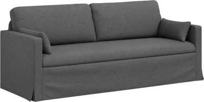 Obrázek produktu pro vidaXL Pohovka tmavě šedá 198 x 78 x 80 cm látková
