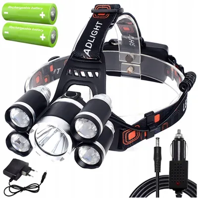 Produktbild von Leistungsstarke Stirnlampe Mit 5X Cree Xm-L T6-Leds