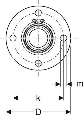 Produktbild von Geberit GE FlowFit, Flansch, SiBr, mit Presseinheit, d75mm, PN10/16, 1 Stk.
