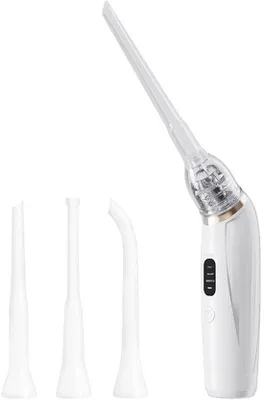 Zdjęcie produktu dla Szczoteczka elektryczna – 3 tryby prędkości, lampka LED, 3 końcówki, ładowanie przez USB, bezbolesna higiena jamy ustnej.