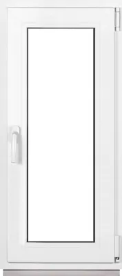 Produktbild von Framex Kellerfenster Fenster Kunststofffenster Weiß Breite x Höhe 45 x 115 cm (450 x 1150 mm) 2fach (32 mm) Dreh Kipp DIN Rechts - Premium