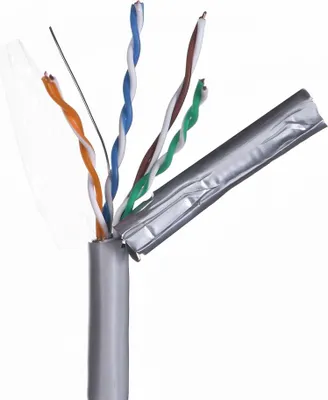 Produktbild von Alantec KIF5PVC305Q, 305 m, Cat5e, F/UTP (FTP), Grau