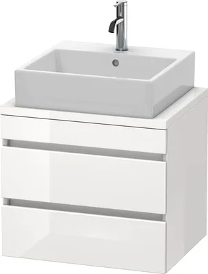 Produktbild von Konsolenunterschrank DURASTYLE 512x600x478mm weiß matt/basalt matt weiss matt/basalt matt