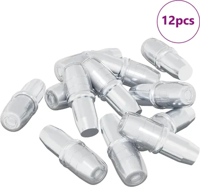 Zdjęcie produktu dla Wieszak na półki 12 pcs Srebrny 7 x 16 mm Żelazo
