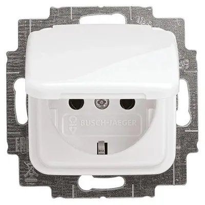 Zdjęcie produktu dla Busch-Jaeger 4011395219201, Typu F, 2P+E, Biały, 250 V, 16 A