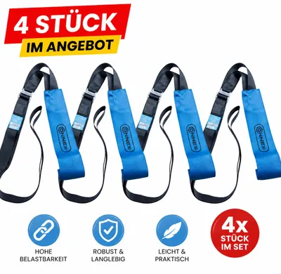 Produktbild von Möbelgurt zum Umzug 3 m x 46 mm, 80 mm CONNEX bis 125 kg, KI-generiertes Bild