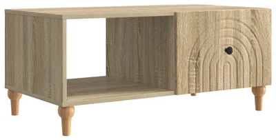 Productafbeelding van Salontafel Sonoma Eiken 90 x 50 x 40 cm Bewerkt hout