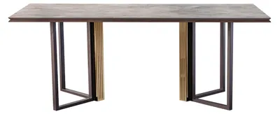 Produktbild von Garnitur Esszimmer Essgruppe Essecke Esstisch Stühle Holz Grau 7tlg