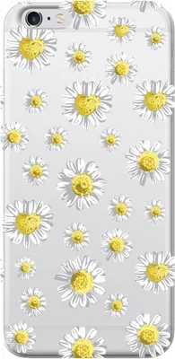 Imagen del producto de Benjamins - Funda transparente para iPhone 6/6s (diseño "sedmikráska")