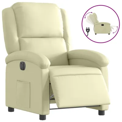 Produktbild von Relaxsessel Elektrisch Creme Echtleder