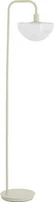 Productafbeelding van Light & Living - Vloerlamp Baylie - Mat crèmekleur - 43x30x165cm, geschikt voor woonkamer en slaapkamer