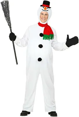 Produktbild von Lustiger Schneemann Herrenkostüm