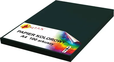 Obrázek produktu pro Barevný papír A4 120g antracitový 100 listů